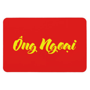 Vietnamesisch (mütterlich) Großvater - Ông Ngoi Magnet
