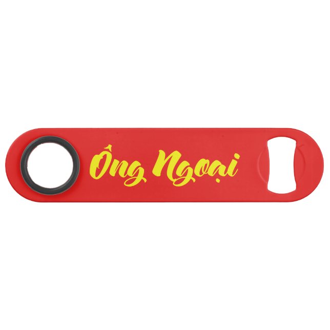 Vietnamesisch (mütterlich) Großvater - Ông Ngoi Speed Flaschenöffner (Vorderseite (Horizontal))