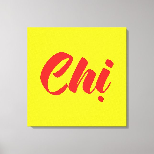 Vietnamesisch Sister - Chmi ~ TietNetVivimont Lang Leinwanddruck (Vorderseite)
