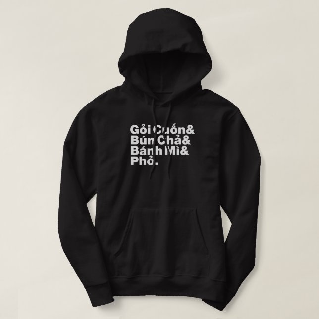 Vietnamesisch Street Food Hoodie (Design vorne)