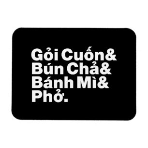 Vietnamesisch Street Food Magnet