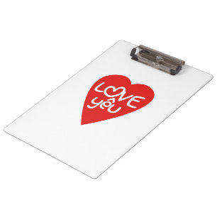 Vietnamesisch Valentine in Liebe Yêu in asiatische Klemmbrett