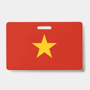 Vietnamesische Flagge Ausweis