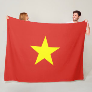 vietnamesische Flagge (Vietnam) Fleecedecke