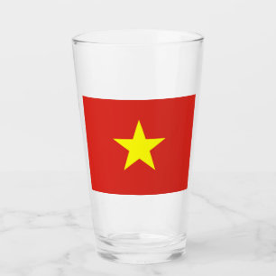 vietnamesische Flagge (Vietnam) Glas