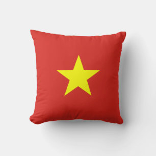 vietnamesische Flagge (Vietnam) Kissen