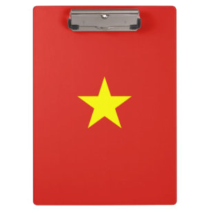 vietnamesische Flagge (Vietnam) Klemmbrett