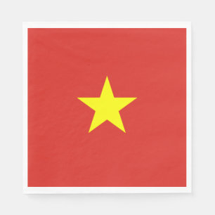 vietnamesische Flagge (Vietnam) Serviette