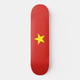vietnamesische Flagge (Vietnam) Skateboard