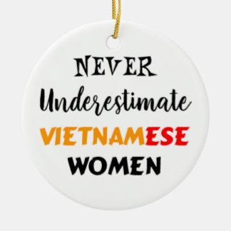 vietnamesische Frauen Keramik Ornament