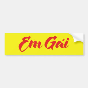 Vietnamesische (junge) Schwester - Em Gái ~ Tiếng  Autoaufkleber