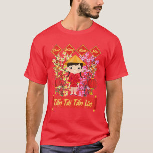 Vietnamesische Neujahrsdekorationen Stand 2022 - T-Shirt