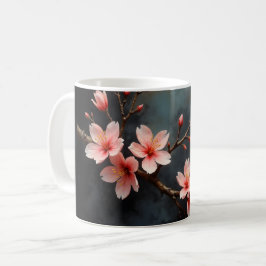Vietnamesische Pfirsichblüten-Kunst Kaffeetasse