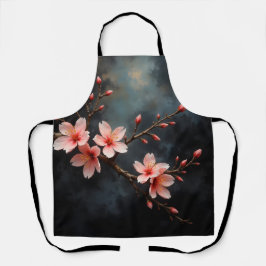Vietnamesische Pfirsichblüten-Kunst Schürze