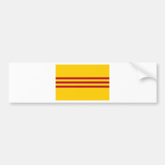 Vietnamesische Südflagge - Vietnam Cờ vàng Ba sọc Autoaufkleber