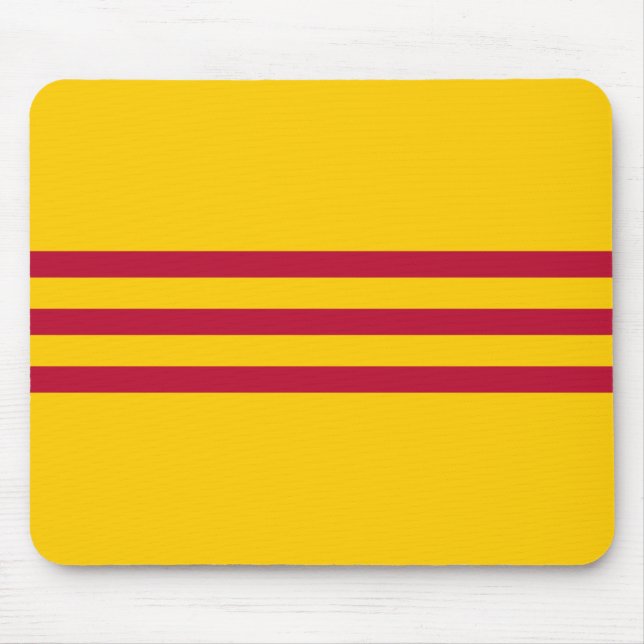 Vietnamesische Südflagge - Vietnam Cờ vàng Ba sọc Mousepad (Vorne)