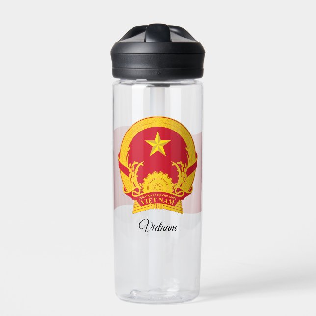 vietnamesische Wappen, Flagge, Vietnam Trinkflasche (Vorderseite)