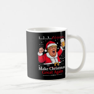 Vietnamesische Weihnachtsfeier Bier Lustig Trump 1 Kaffeetasse