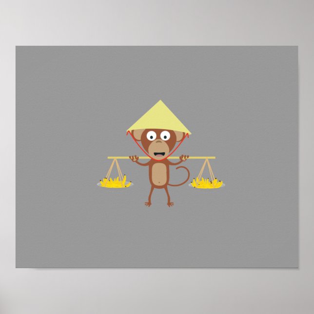 Vietnamesischer Affe Poster (Vorne)