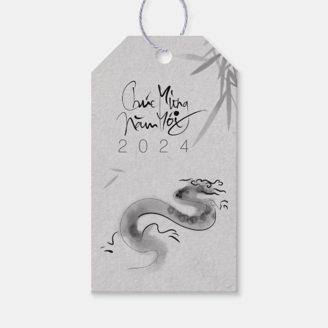Vietnamesischer Originaldrache Jahr 2024 persönlic Geschenkanhänger (Vorderseite)