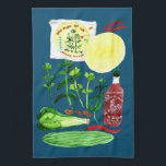 Vietnamesischer Reißepapier Rolls Recipe Watercolo Geschirrtuch<br><div class="desc">Das ist eine meiner Lieblingsmahlzeiten,  die ich zubereiten möchte,  also habe ich das Rezept für dich gemalt! Passen Sie Ihren eigenen Text an oder verließ ihn ab. Karo in meinem Shop für weitere Artikel!</div>