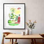 Vietnamesischer Reißepapier Rolls Recipe Watercolo Poster<br><div class="desc">Das ist eine meiner Lieblingsmahlzeiten, die ich zubereiten möchte, also habe ich das Rezept für dich gemalt! Fügen Sie Ihren eigenen Text hinzu, ändern Sie auch die Hintergrundfarbe. Wählen Sie die Druckgröße aus dem Dropdown-Menü oben, und klicken Sie auf die Schaltfläche "Design bearbeiten", um das Kunstwerk an jedes Papierformat anzupassen....</div>
