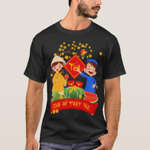 Vietnamesisches Neujahrsdekor 2025 Cung Hy Phat T T-Shirt