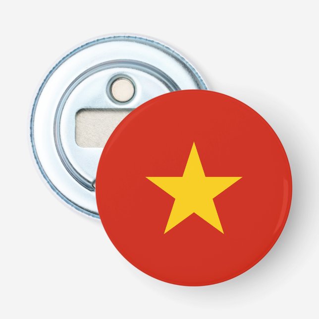 Vietnamflagge Flaschenöffner (Vorderseite)