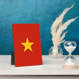Vietnamflagge Fotoplatte