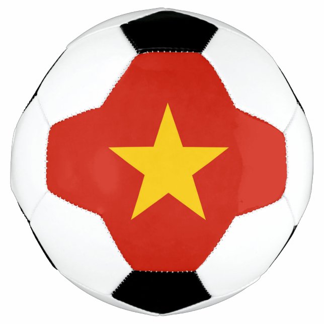 Vietnamflagge Fußball (Vorderseite)