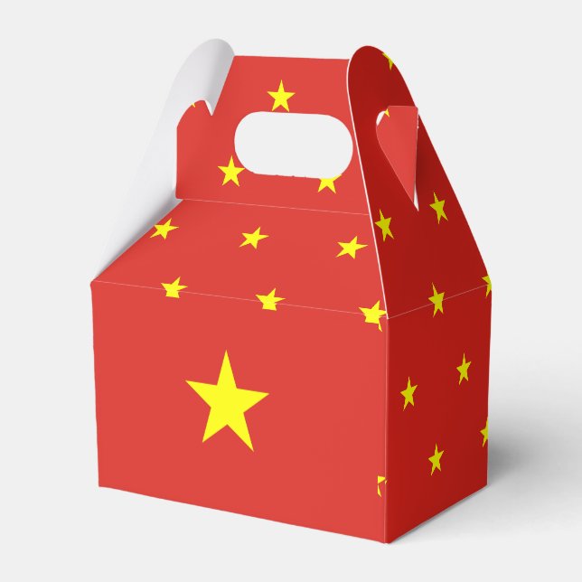 Vietnamflagge Geschenkschachtel (Rückseite)