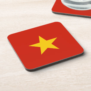 Vietnamflagge Getränkeuntersetzer