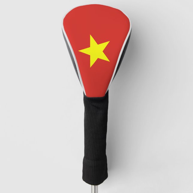 Vietnamflagge Golf Headcover (Vorderseite)