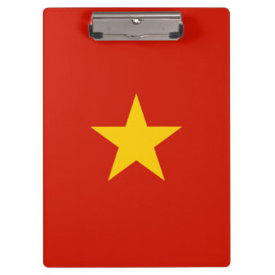 Vietnamflagge Klemmbrett