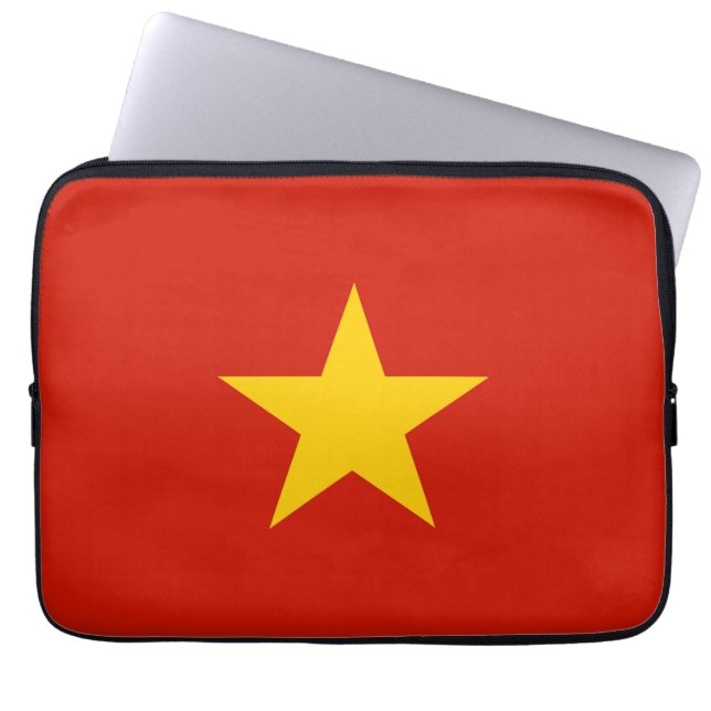 Vietnamflagge Laptopschutzhülle (Vorderseite)