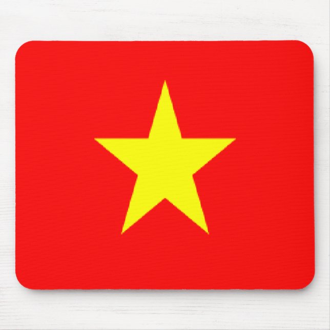 Vietnamflagge Mousepad (Vorne)