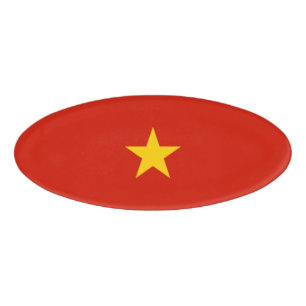 Vietnamflagge Namenschild
