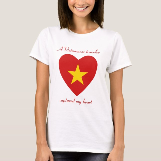 Vietnamflagge Schweden T - Shirt (Vorderseite)