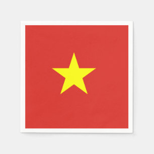 Vietnamflagge Serviette