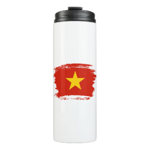 Vietnamflagge Thermosbecher