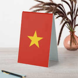 Vietnamflagge Tischaufsteller