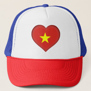 Vietnamflagge Truckerkappe