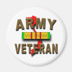 Vietnamkrieg-Veteranen-Service-Band, ARMEE Magnet