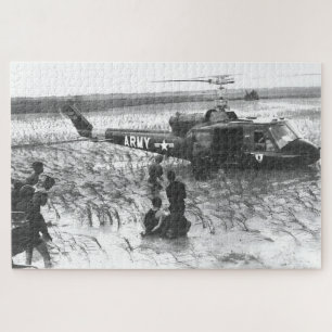 Vietnamkriegs-Ära-UH-1-Huey-Hubschrauber