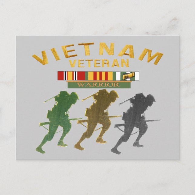 Vietnamkriegskarten, Poster, Papierartikel Postkarte (Vorderseite)
