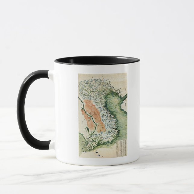 VietnamPanorama Karte Vietnam Tasse (Links)