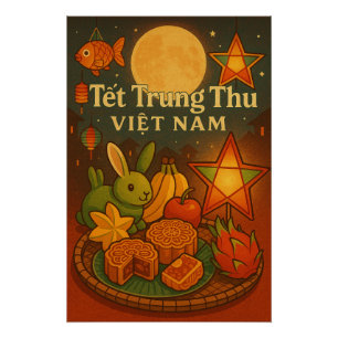 Vietnams Mid-Autumn Festival Fest 2025 Poster