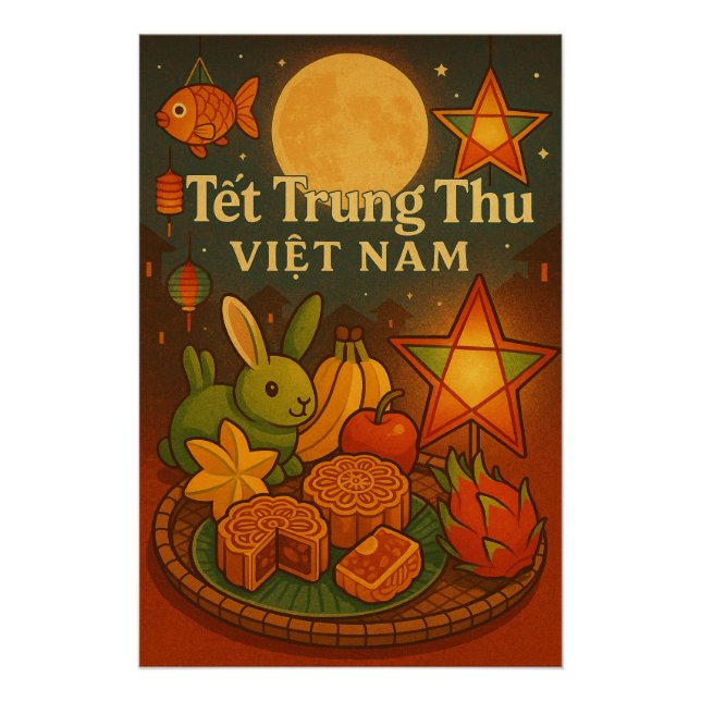 Vietnams Mid-Autumn Festival Fest 2025 Poster (Vorderseite)