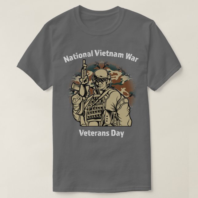 Vietnams Nationaler Kriegsveteranentag T-Shirt (Design vorne)