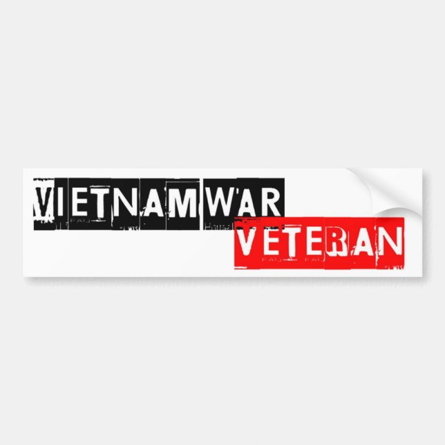 vietnamwar Veteran Autoaufkleber (Vorne)